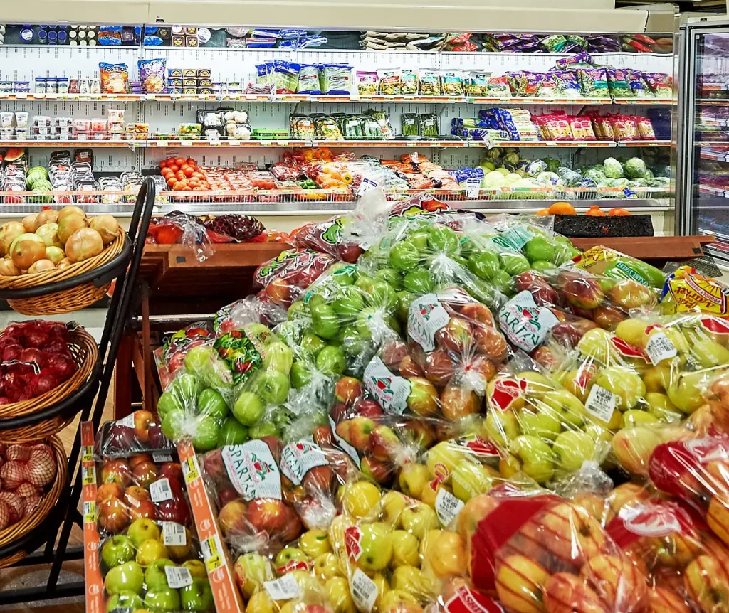 packaged produce
