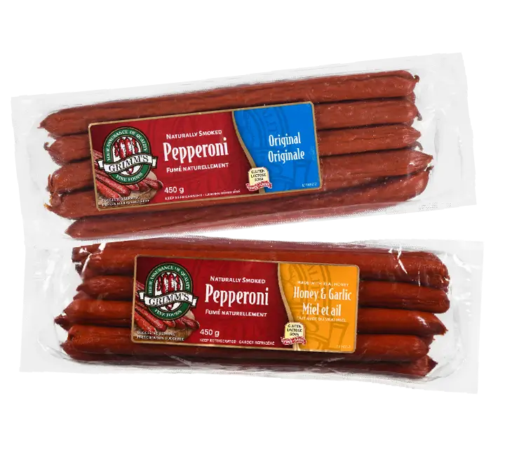 Grimm's Original and Honey and Garlic Pepperoni